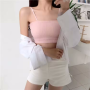 Женский узкий топ с бретелями One Size 1216